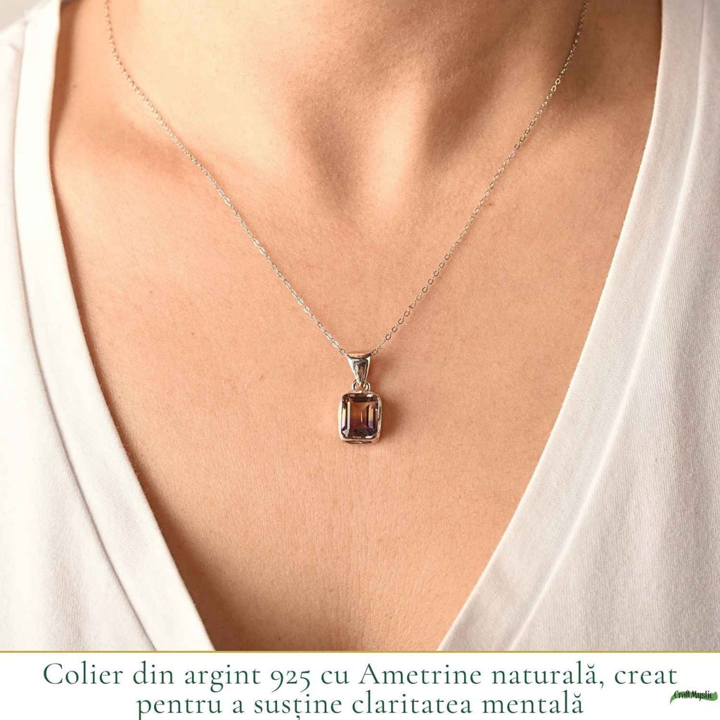 Colier cu Ametrin, Argint 925 – CraftMystic