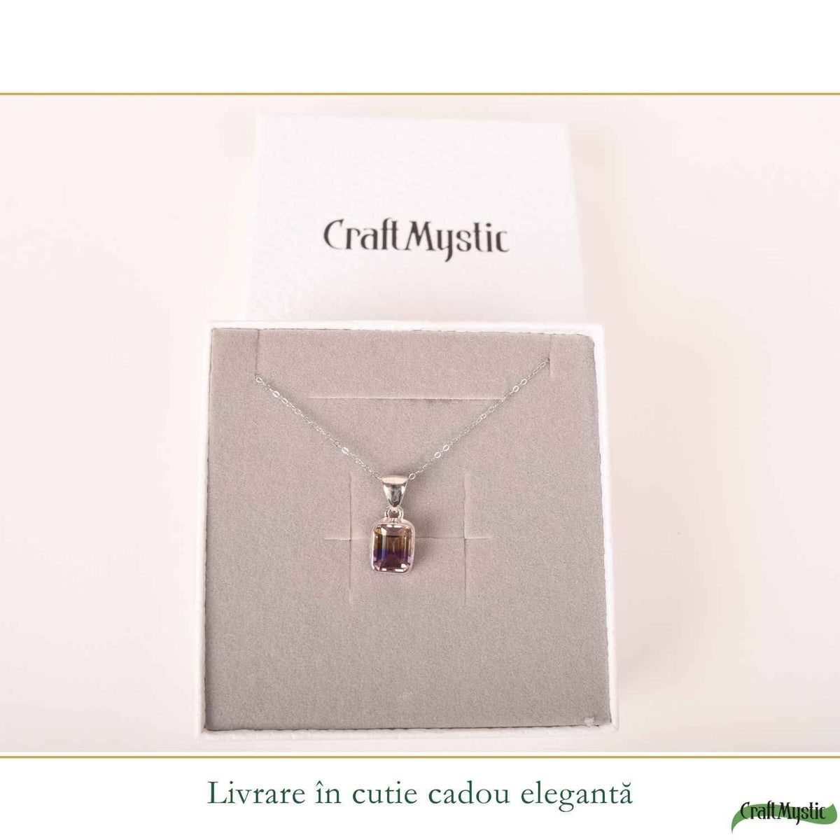 Colier cu Ametrin, Argint 925 – CraftMystic