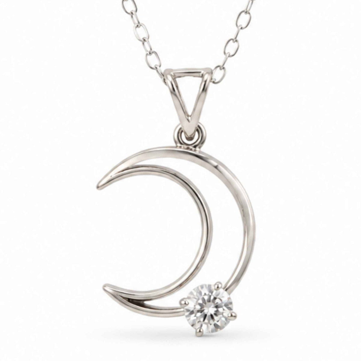 Colier cu Moissanit, Argint 925 – CraftMystic