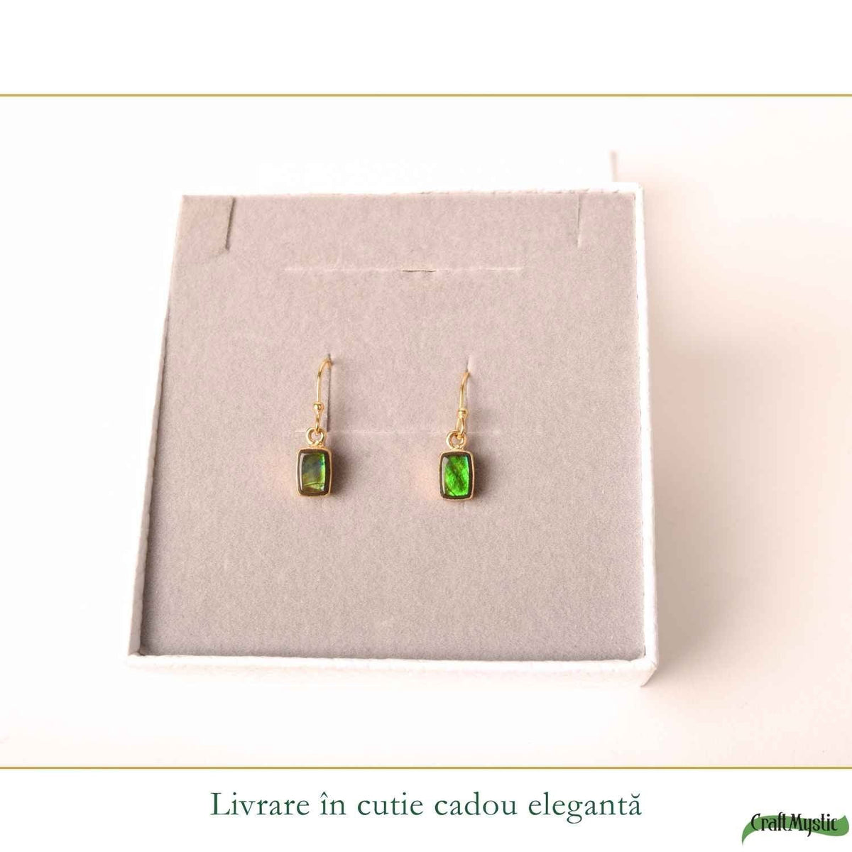 Cercei cu Amolit, Argint 925 – CraftMystic