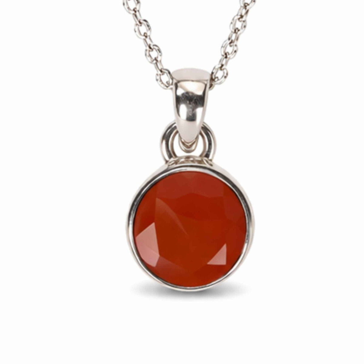 Colier cu Carneol, Argint 925 – CraftMystic