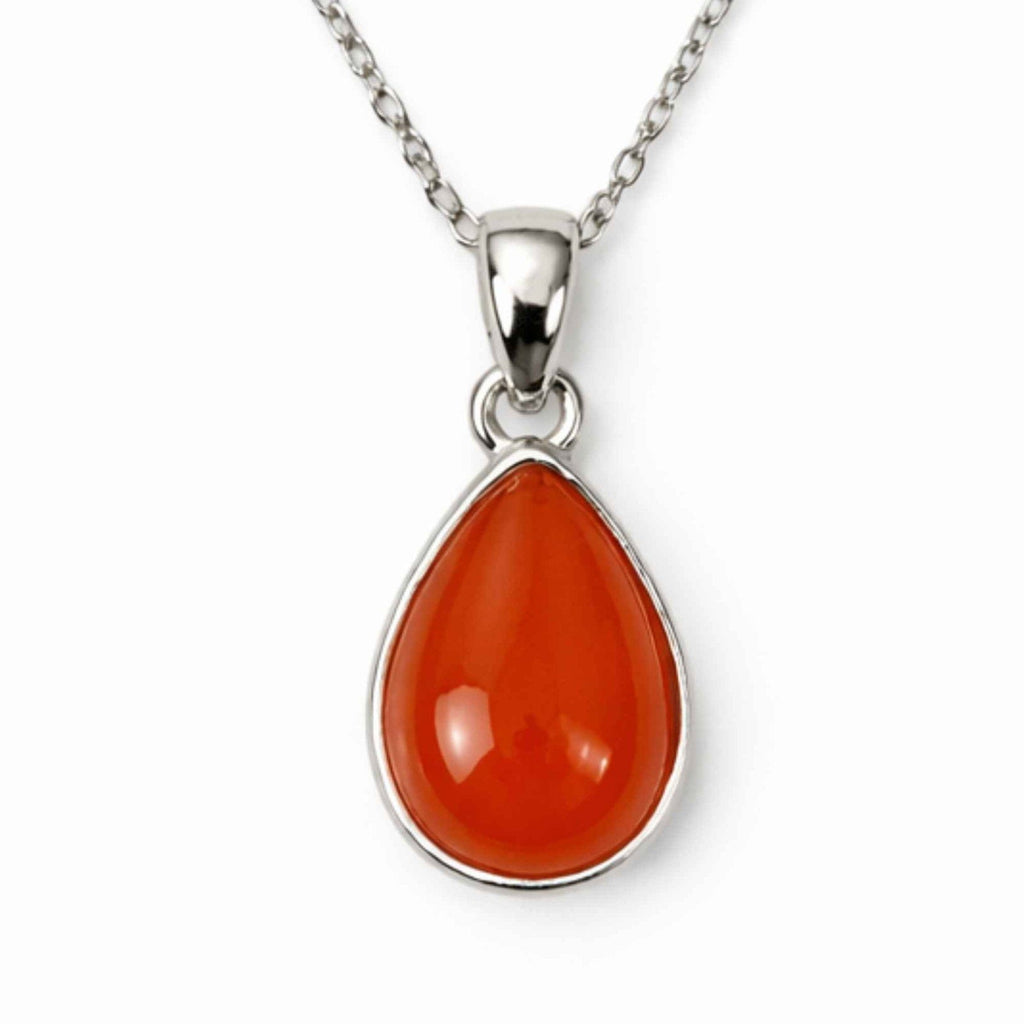 Colier cu Carneol, Argint 925 – CraftMystic