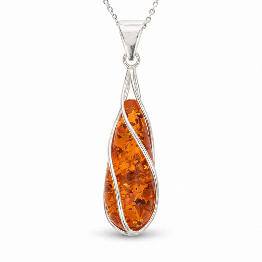 Colier cu Chihlimbar, Argint 925 – CraftMystic