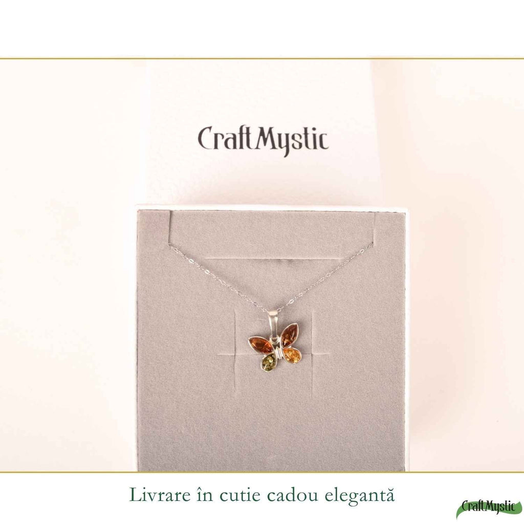 Colier cu Chihlimbar, Argint 925 – CraftMystic