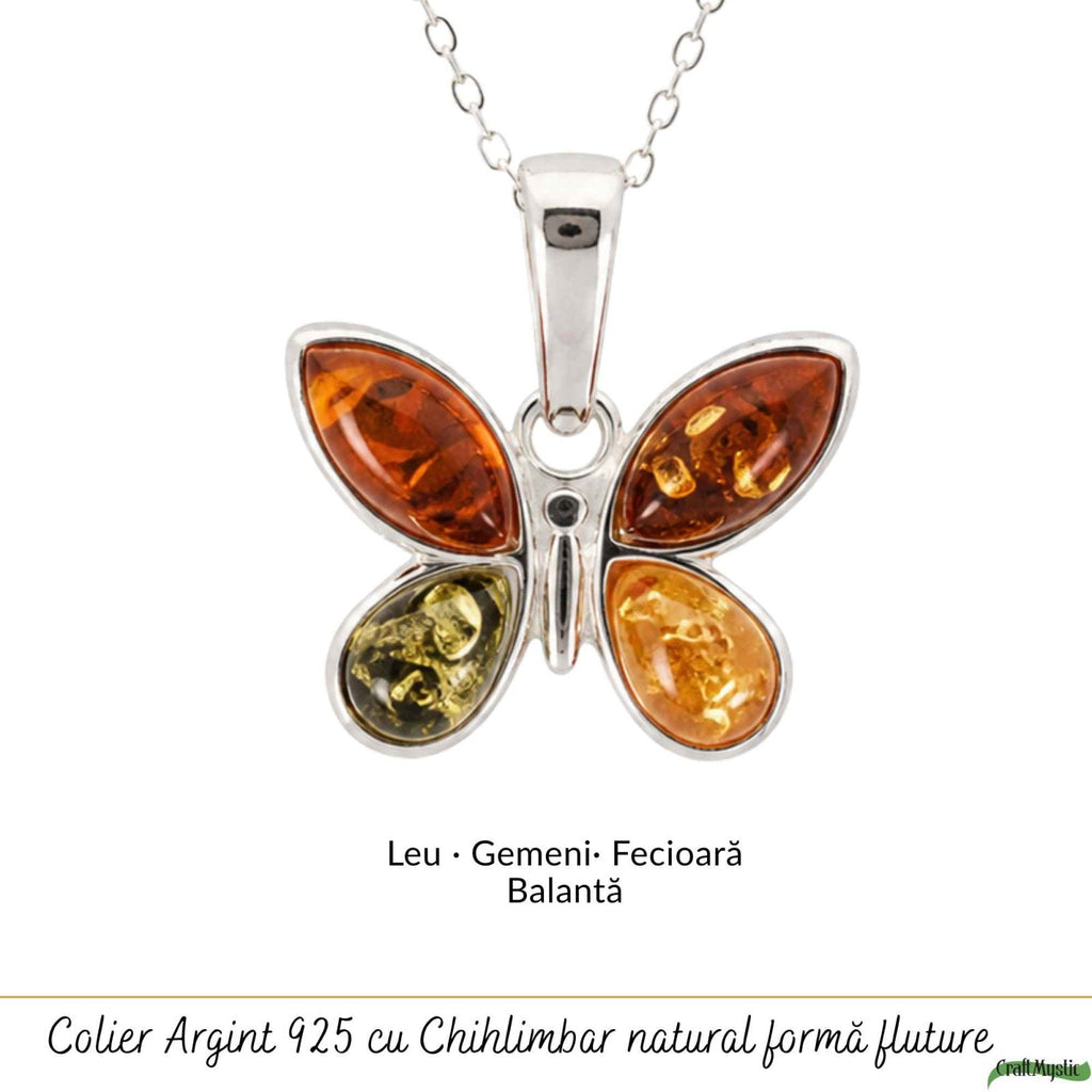 Colier cu Chihlimbar, Argint 925 – CraftMystic