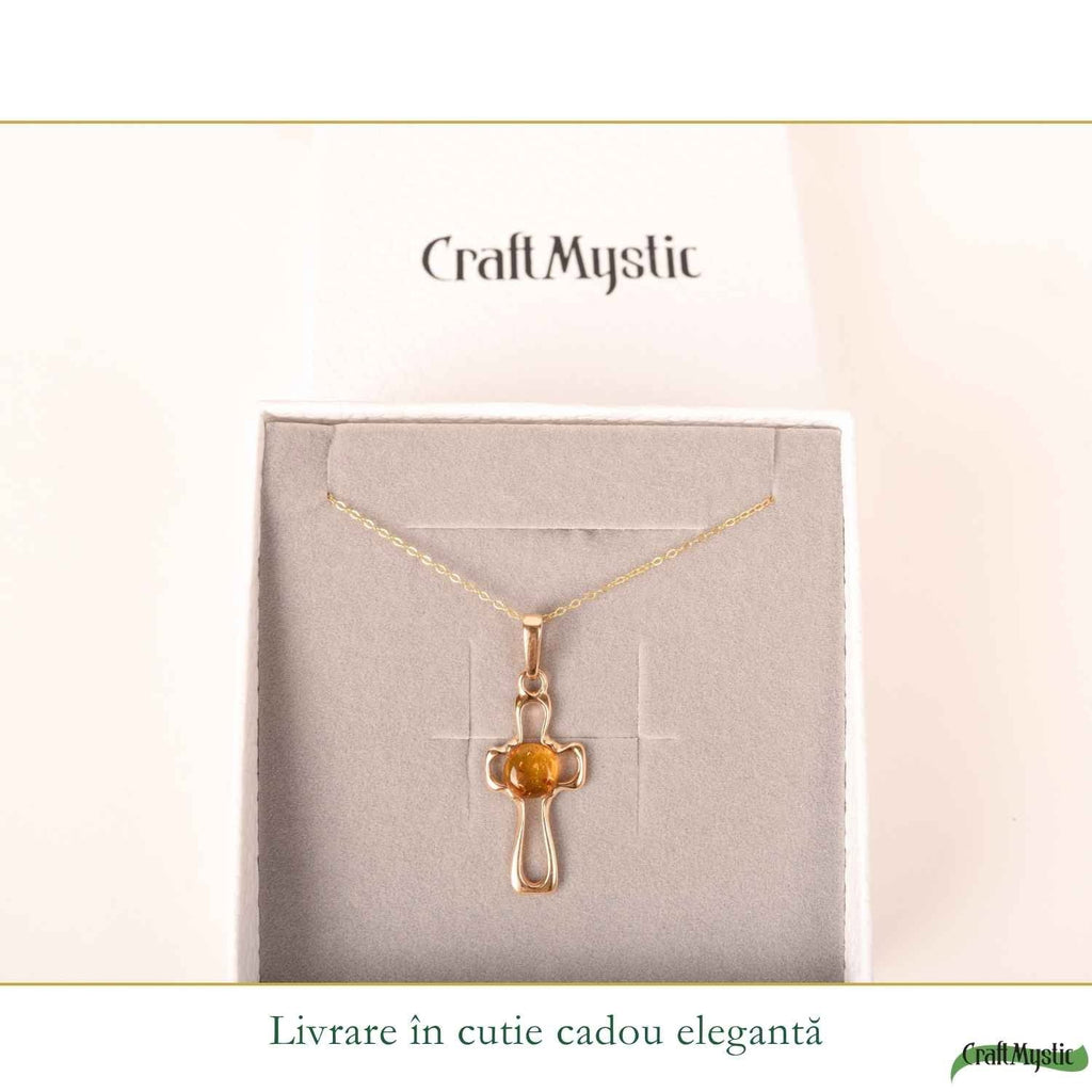 Colier cu Chihlimbar, Argint 925 – CraftMystic