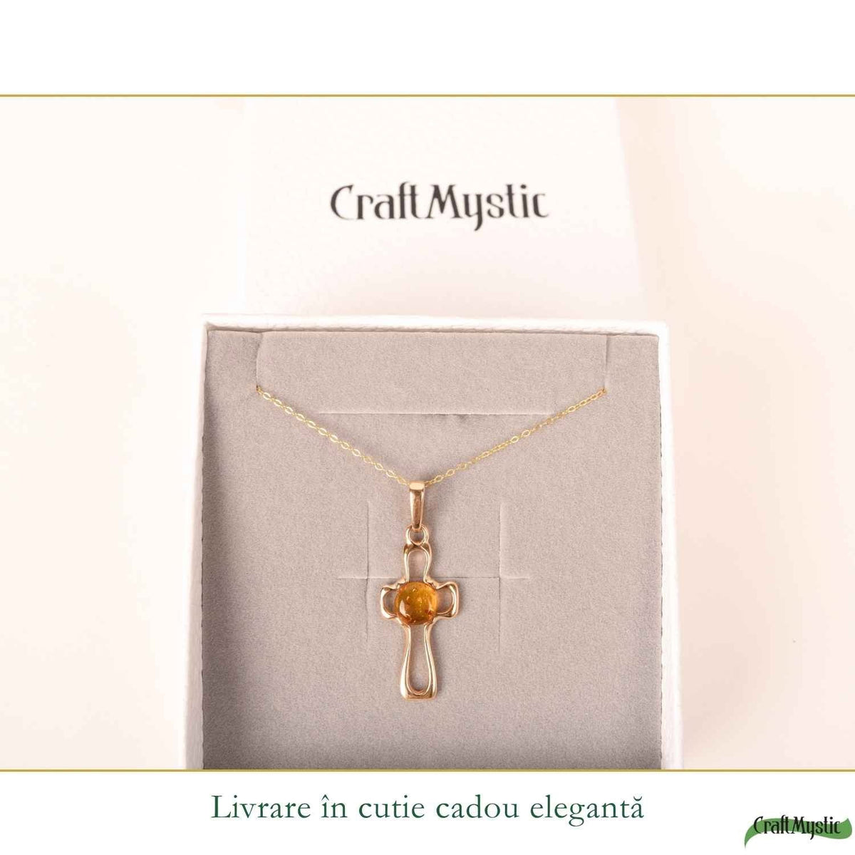 Colier cu Chihlimbar, Argint 925 – CraftMystic