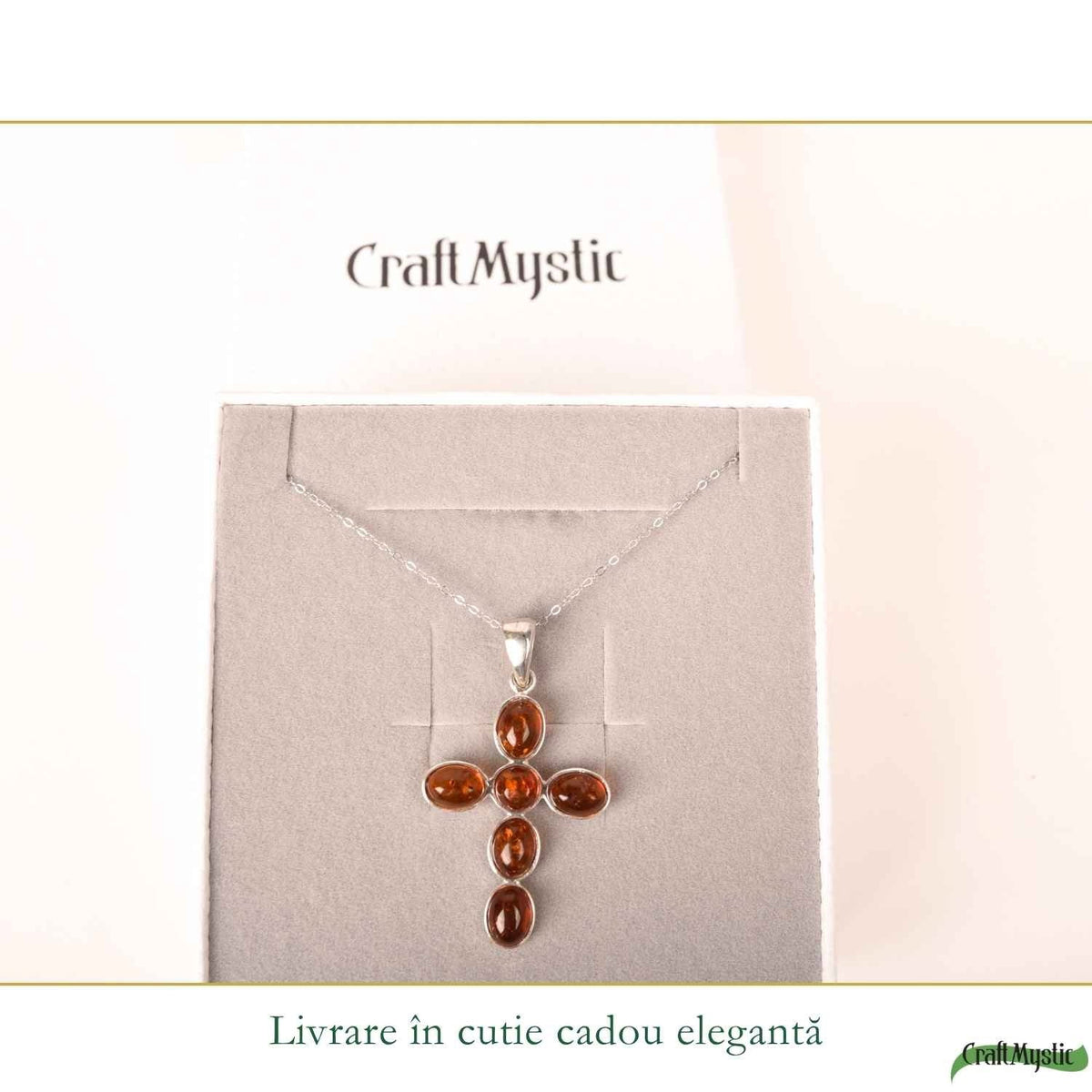 Colier cu Chihlimbar, Argint 925 – CraftMystic