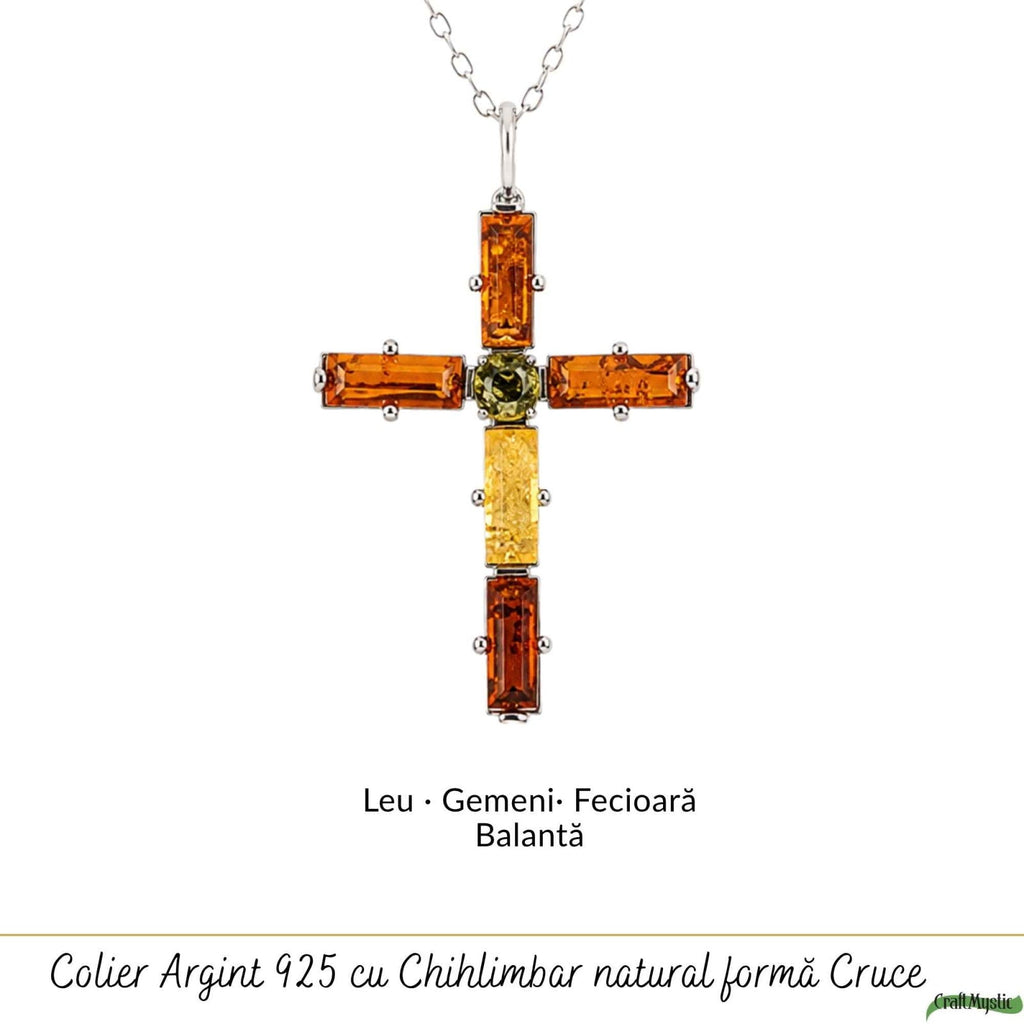 Colier cu Chihlimbar, Argint 925 – CraftMystic