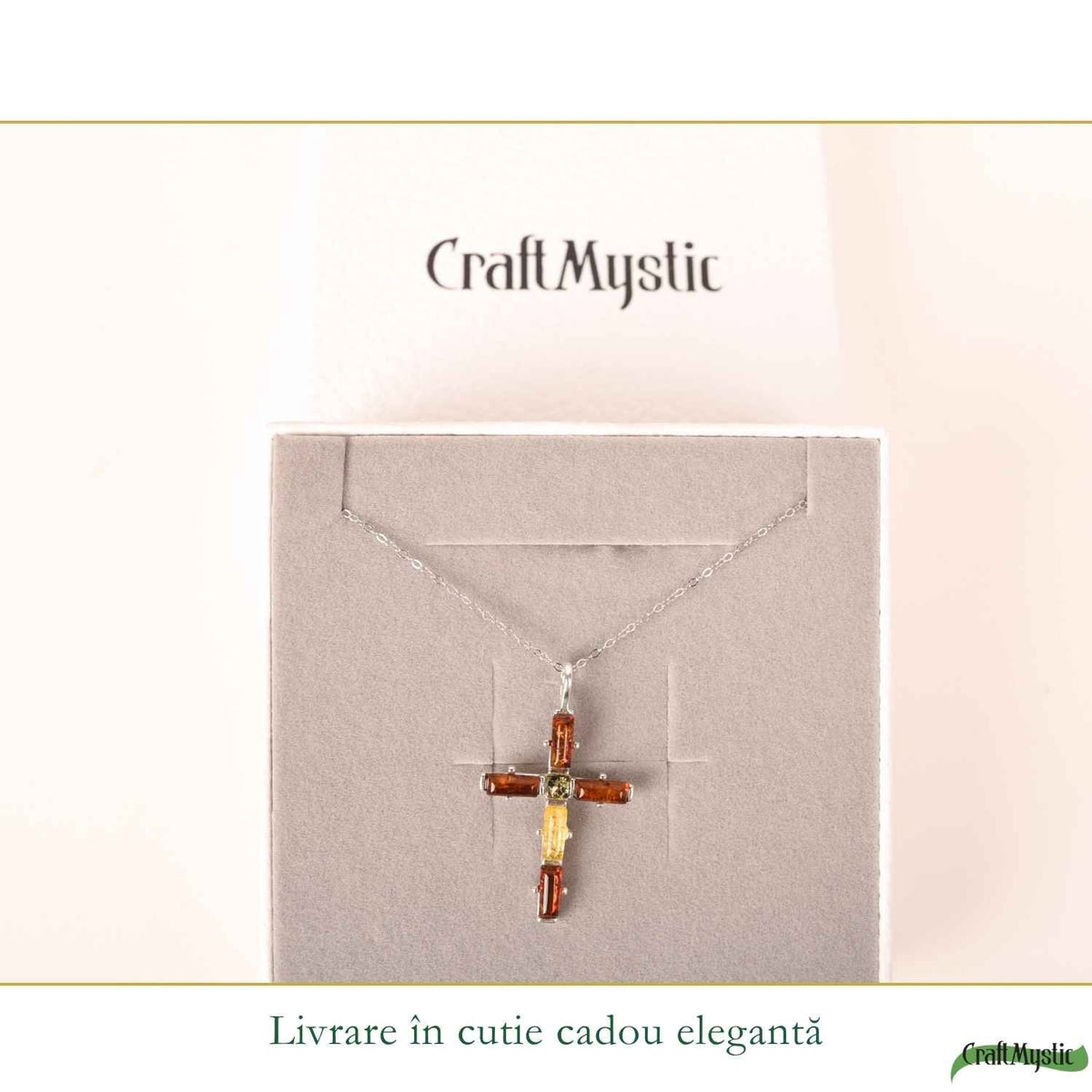 Colier cu Chihlimbar, Argint 925 – CraftMystic