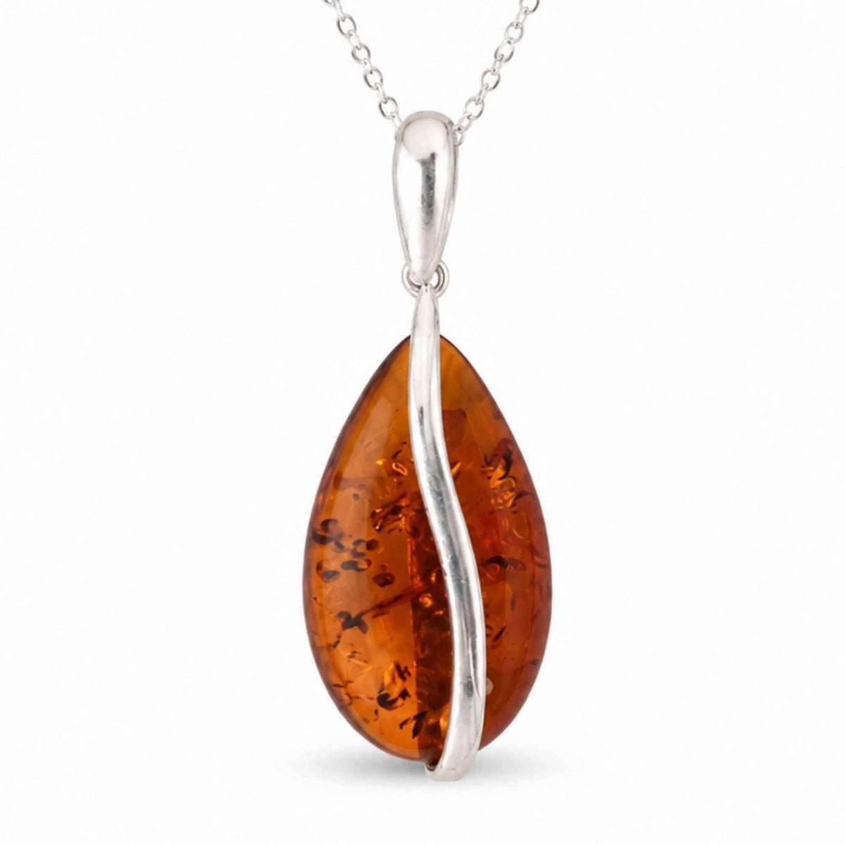 Colier cu Chihlimbar, Argint 925 – CraftMystic
