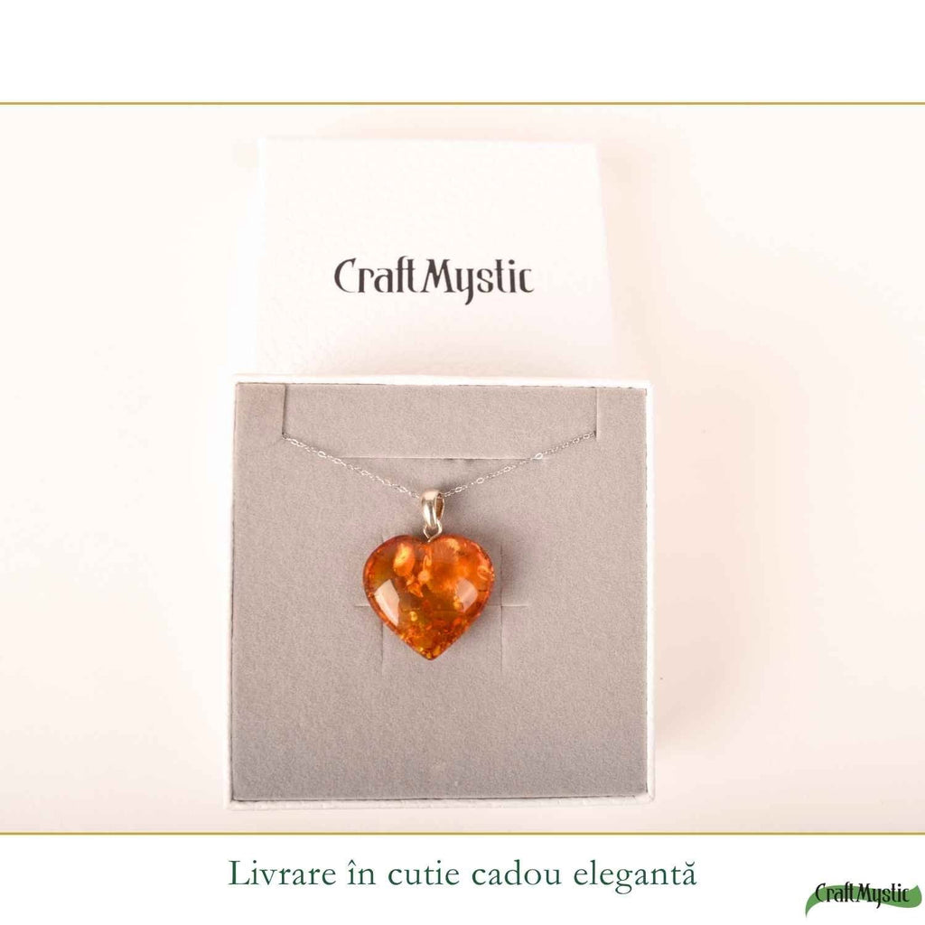 Colier cu Chihlimbar, Argint 925 – CraftMystic
