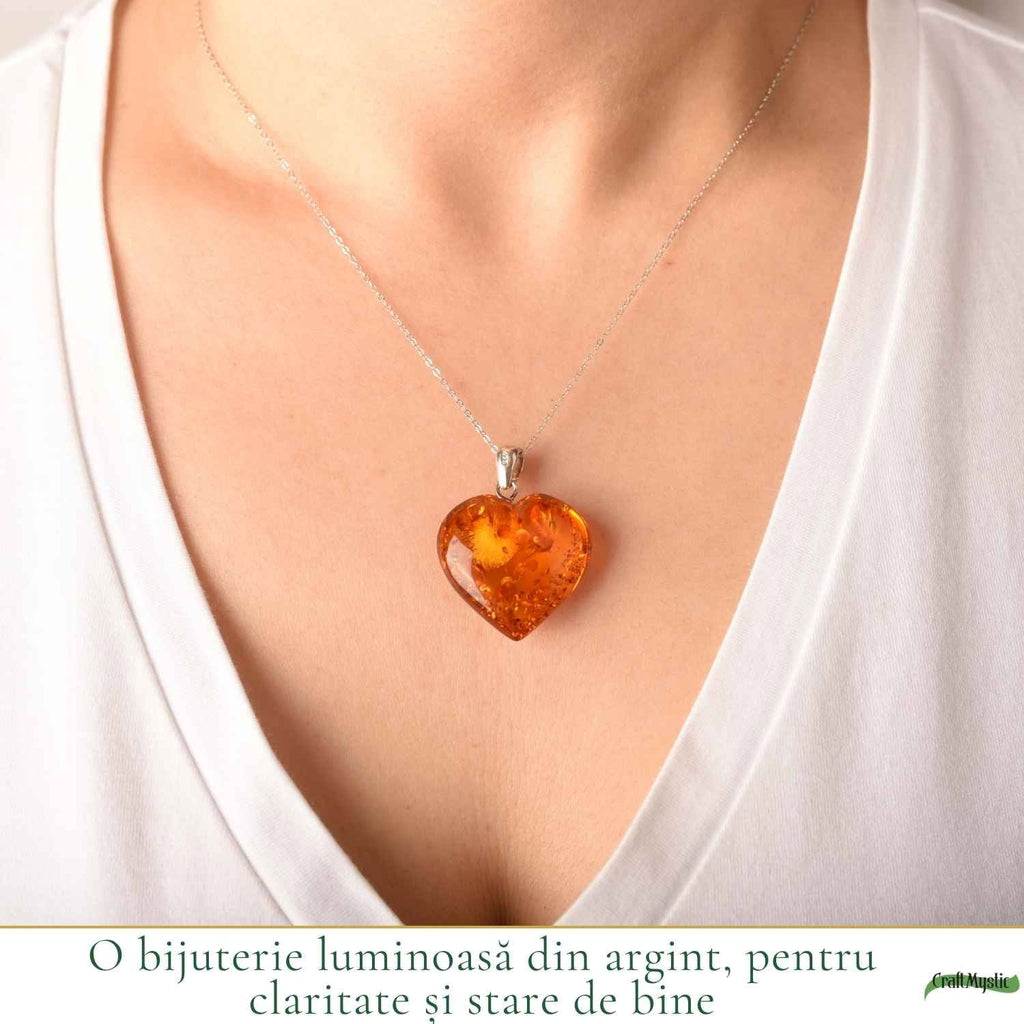 Colier cu Chihlimbar, Argint 925 – CraftMystic
