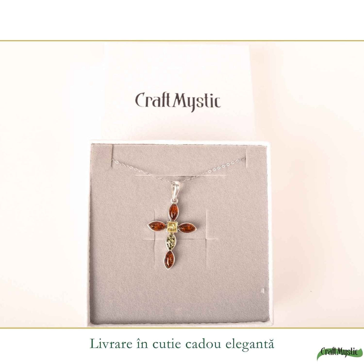 Colier cu Chihlimbar, Argint 925 – CraftMystic