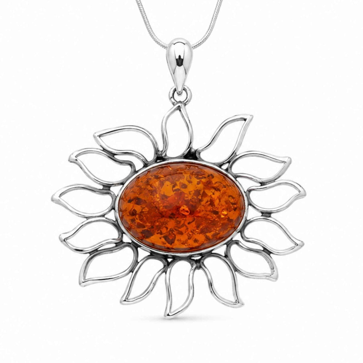 Colier cu Chihlimbar, Argint 925 – CraftMystic