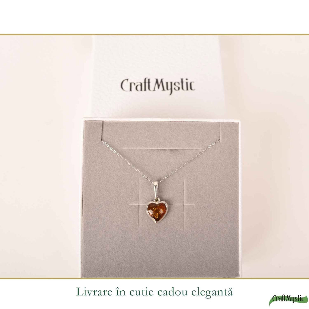 Colier cu Chihlimbar, Argint 925 – CraftMystic