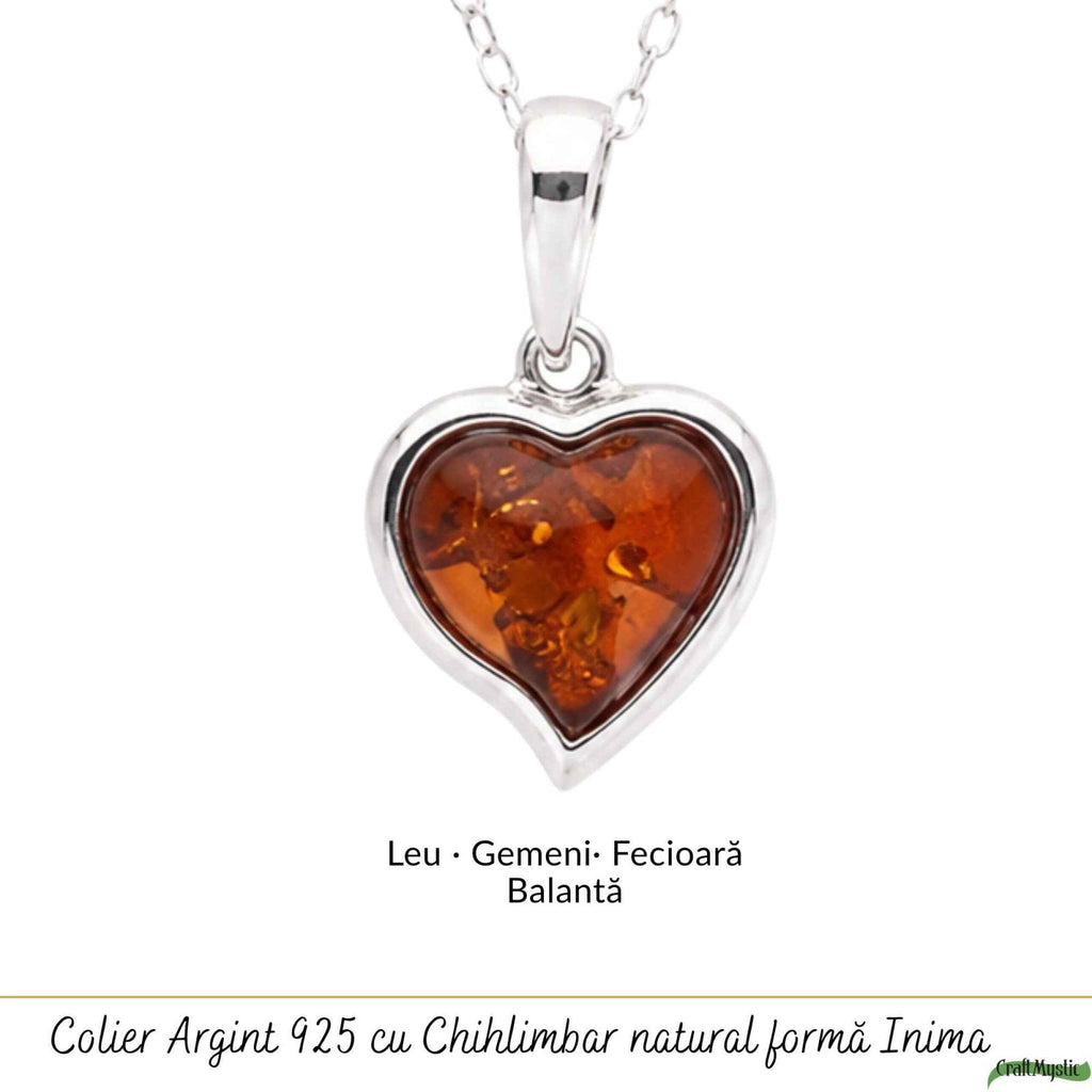 Colier cu Chihlimbar, Argint 925 – CraftMystic