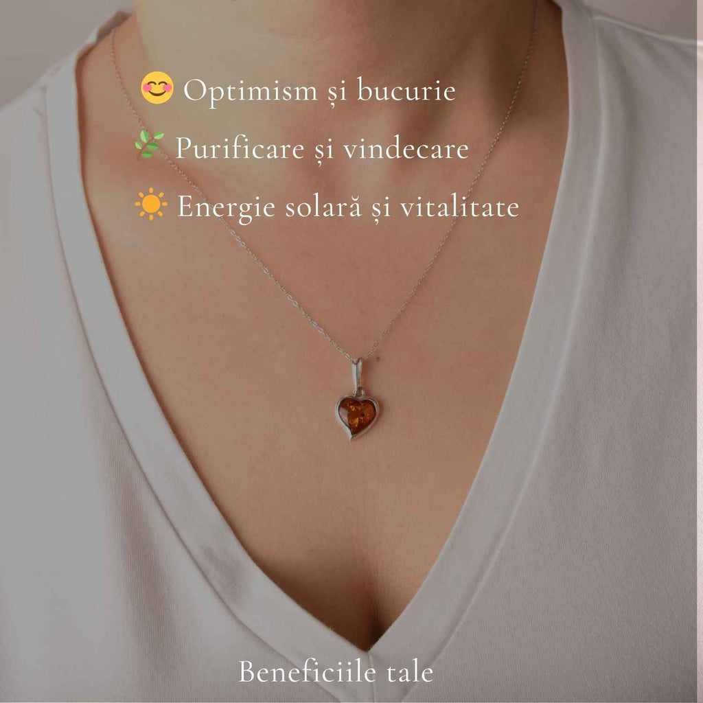 Colier cu Chihlimbar, Argint 925 – CraftMystic