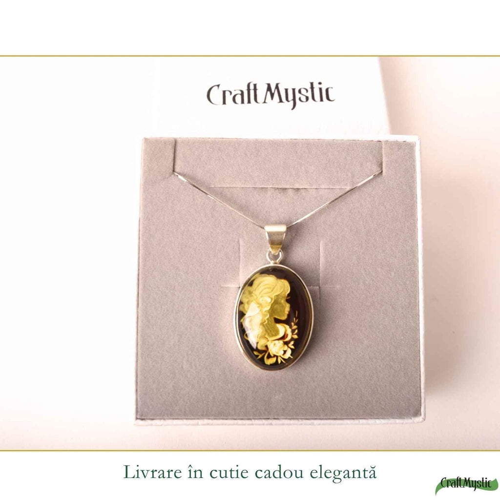Colier cu Chihlimbar, Argint 925 – CraftMystic