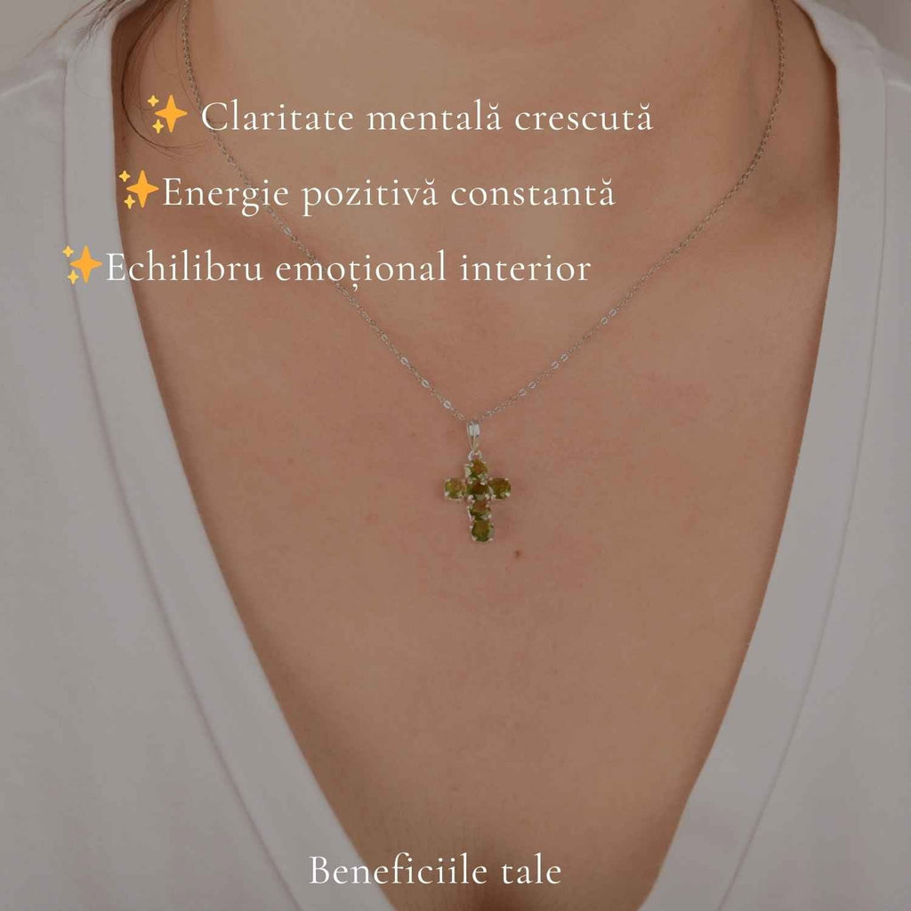 Colier cu Peridot, Argint 925 – CraftMystic