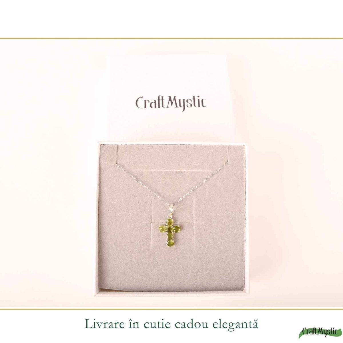 Colier cu Peridot, Argint 925 – CraftMystic