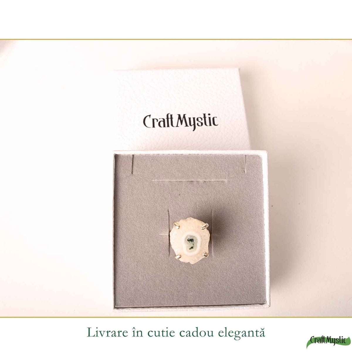 Inel cu Cuarț Solar, Argint 925 – CraftMystic