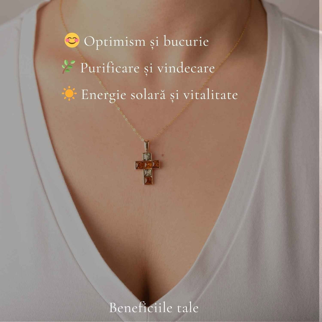 Colier cu Chihlimbar, Argint 925 – CraftMystic
