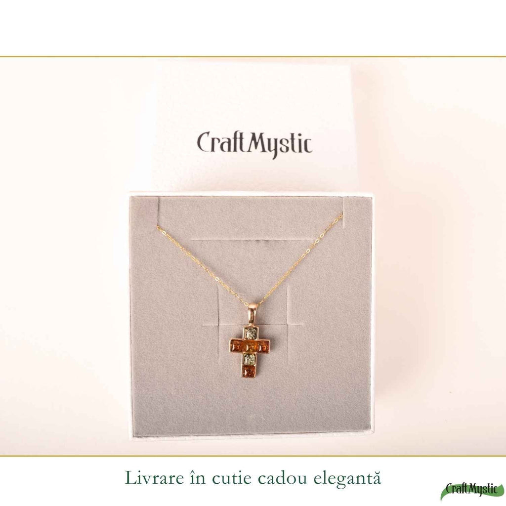 Colier cu Chihlimbar, Argint 925 – CraftMystic