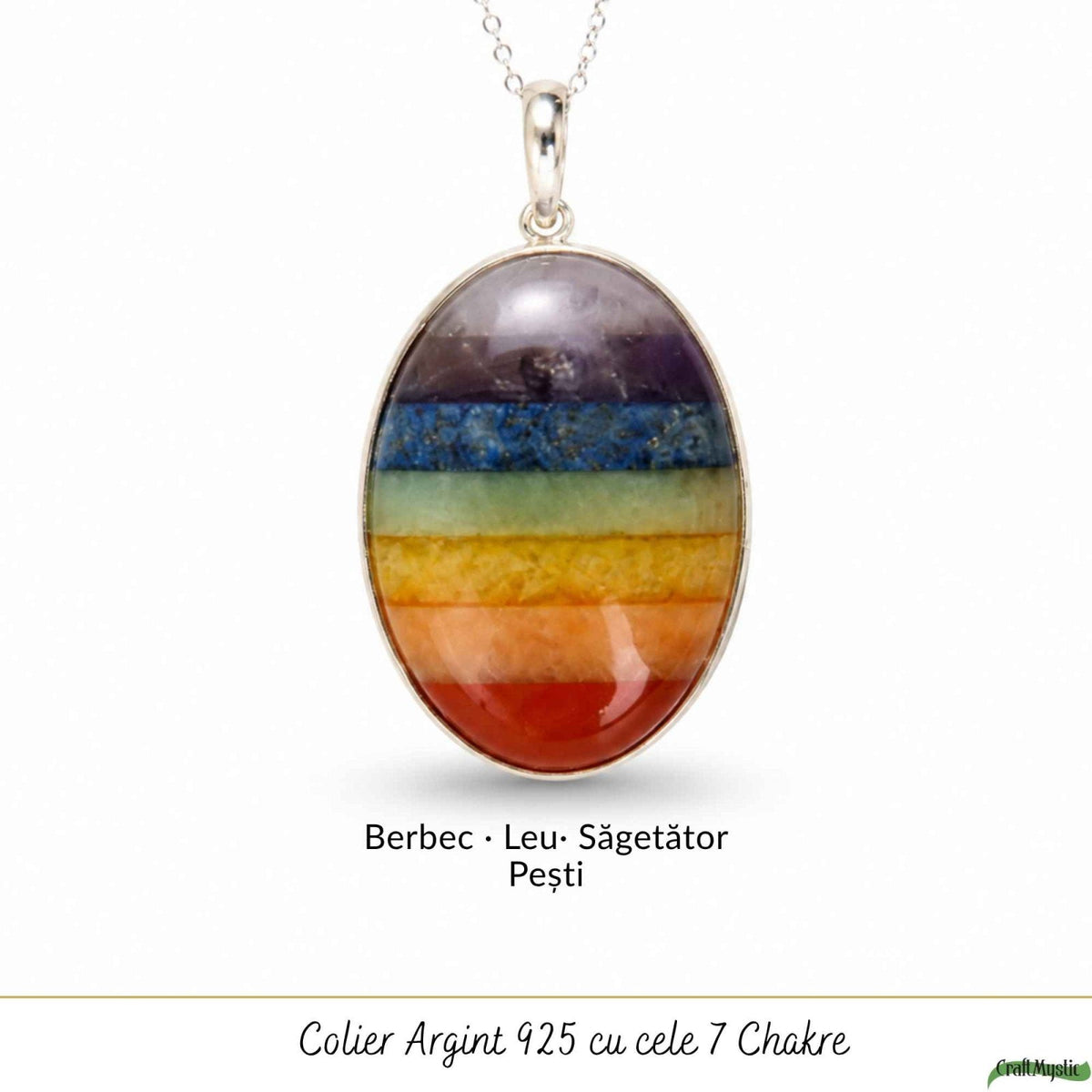 Colier cu cristalele celor 7 chakre – CraftMystic