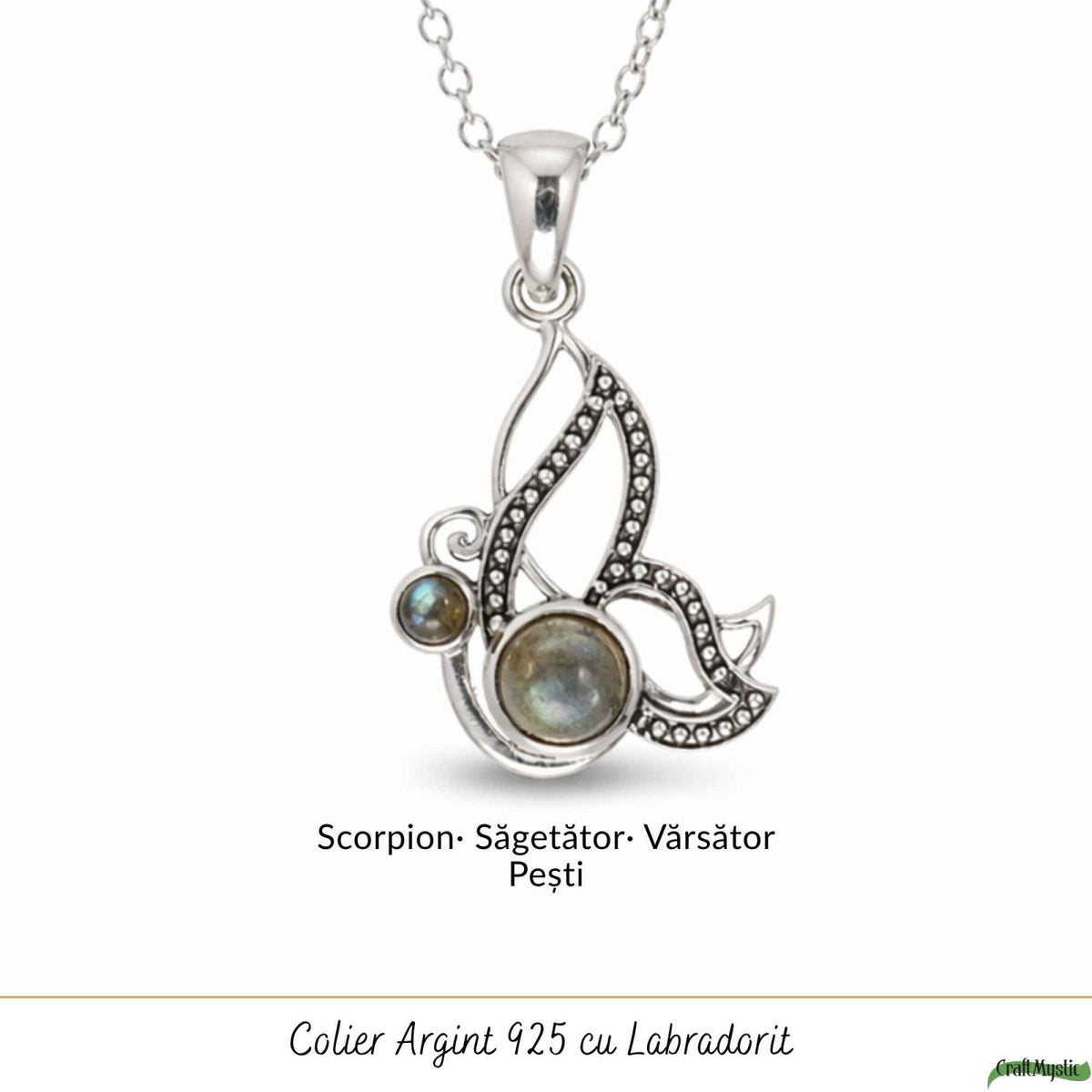 Colier cu Labradorit, Argint 925 – CraftMystic