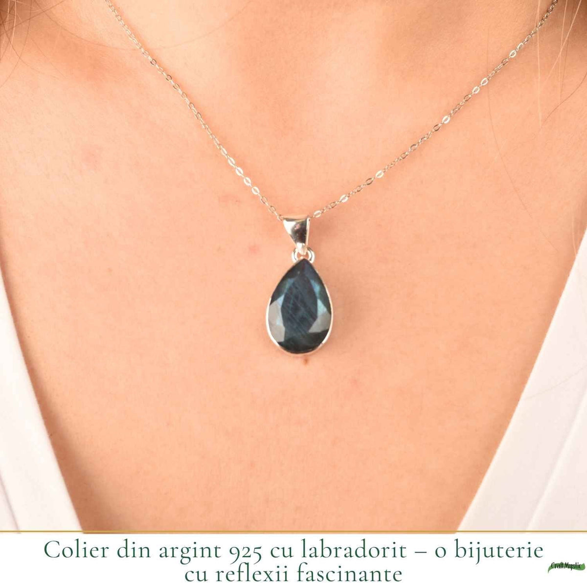 Colier cu Labradorit, Argint 925 – CraftMystic