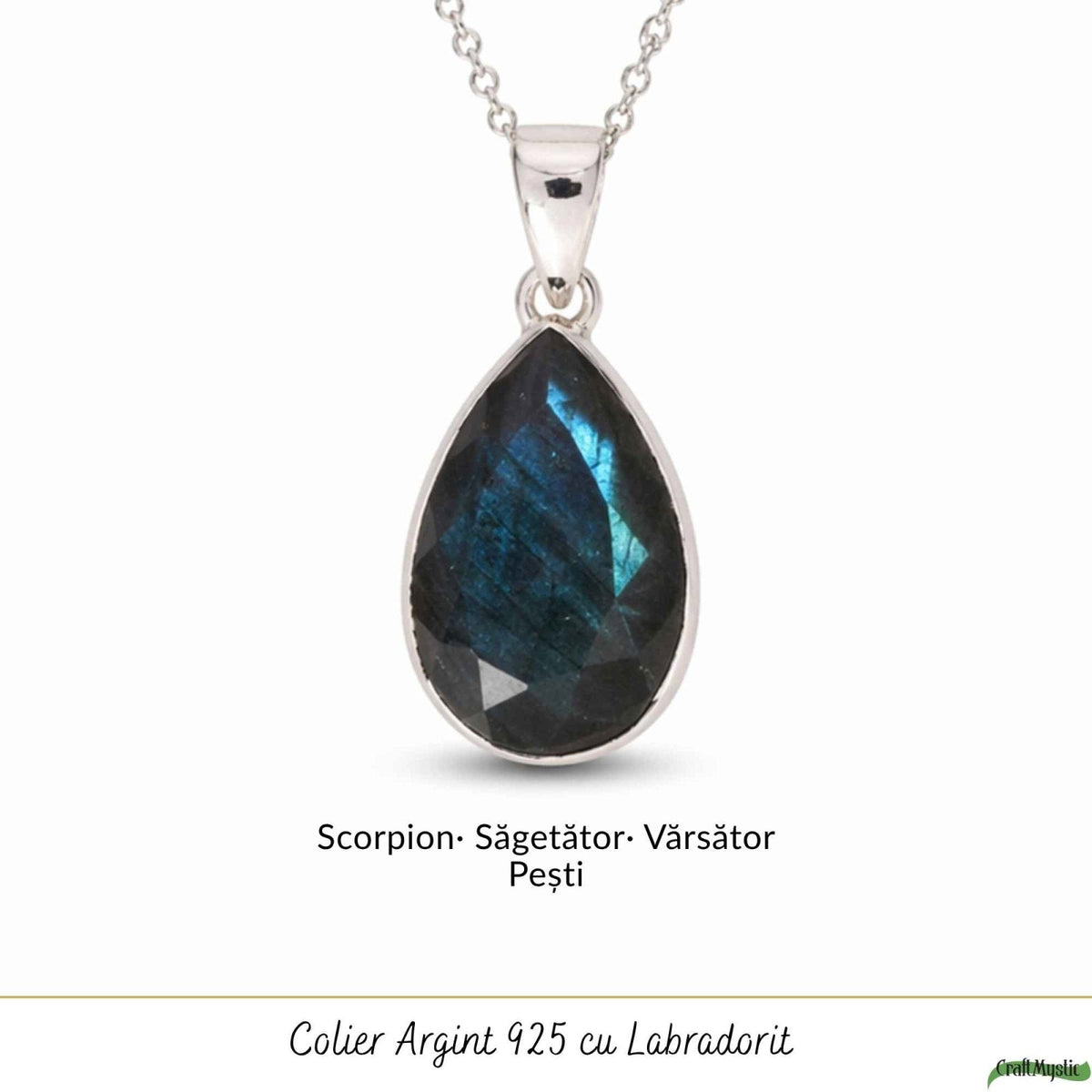 Colier cu Labradorit, Argint 925 – CraftMystic