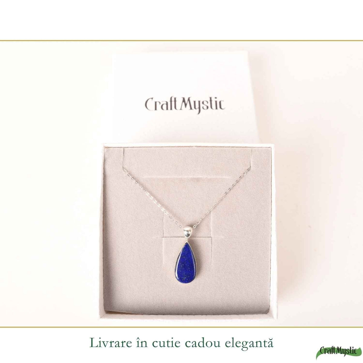 Colier cu Lapis Lazuli, Argint 925 – CraftMystic