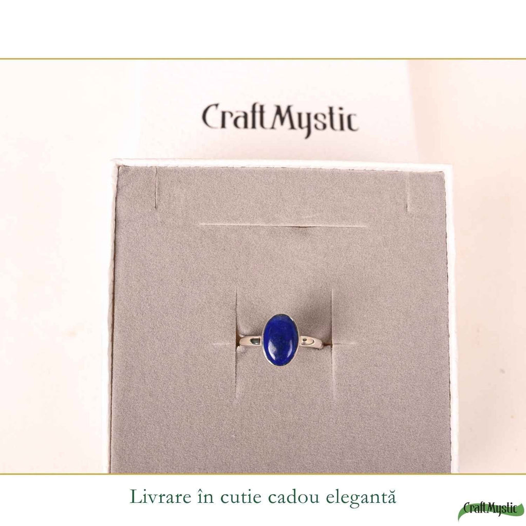Inel cu Lapis Lazuli, Argint 925 – CraftMystic