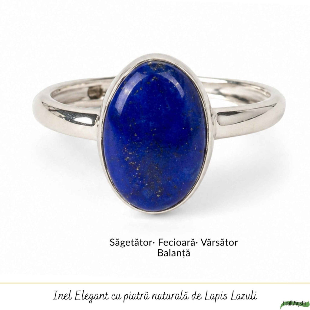 Inel cu Lapis Lazuli, Argint 925 – CraftMystic