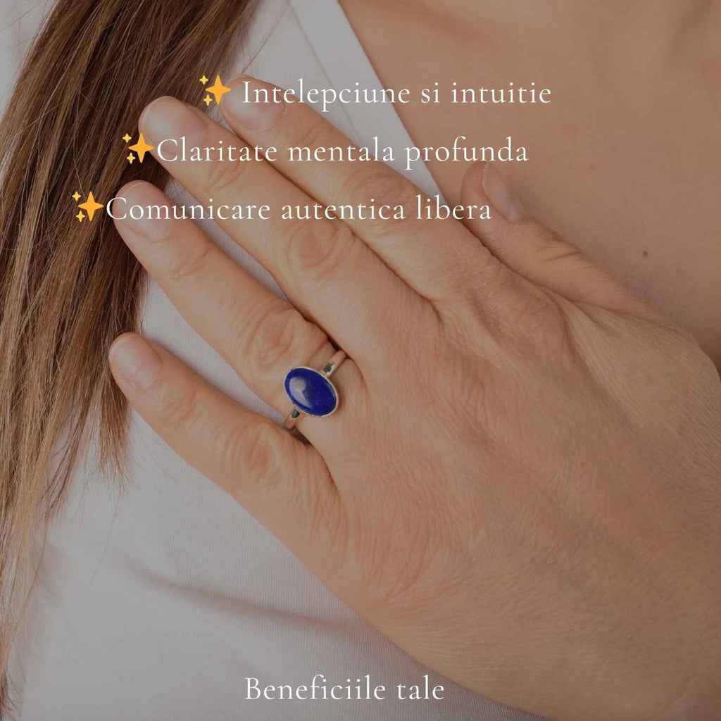 Inel cu Lapis Lazuli, Argint 925 – CraftMystic