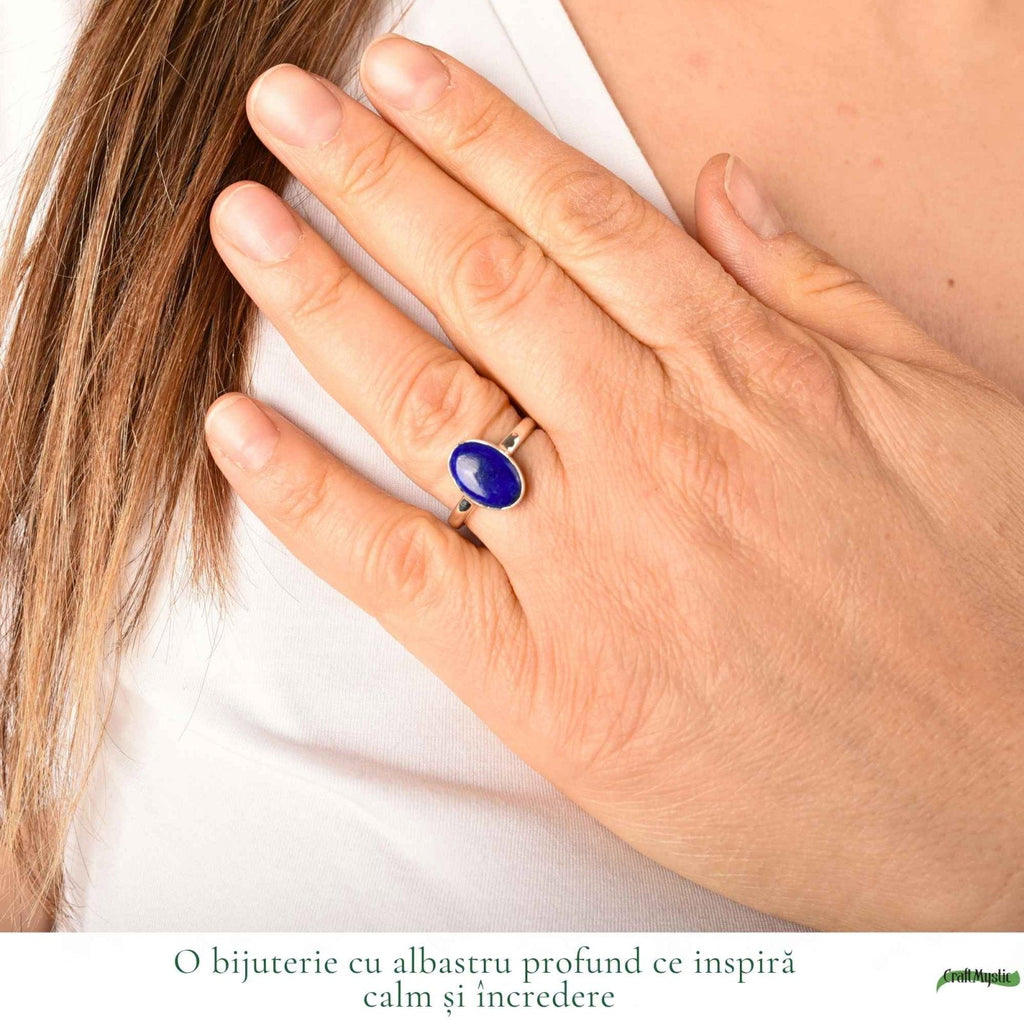 Inel cu Lapis Lazuli, Argint 925 – CraftMystic