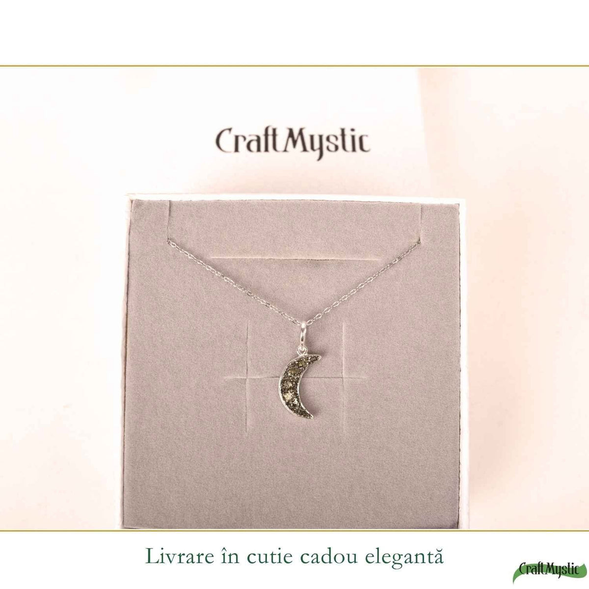 Colier cu Pirită, Argint 925 – CraftMystic