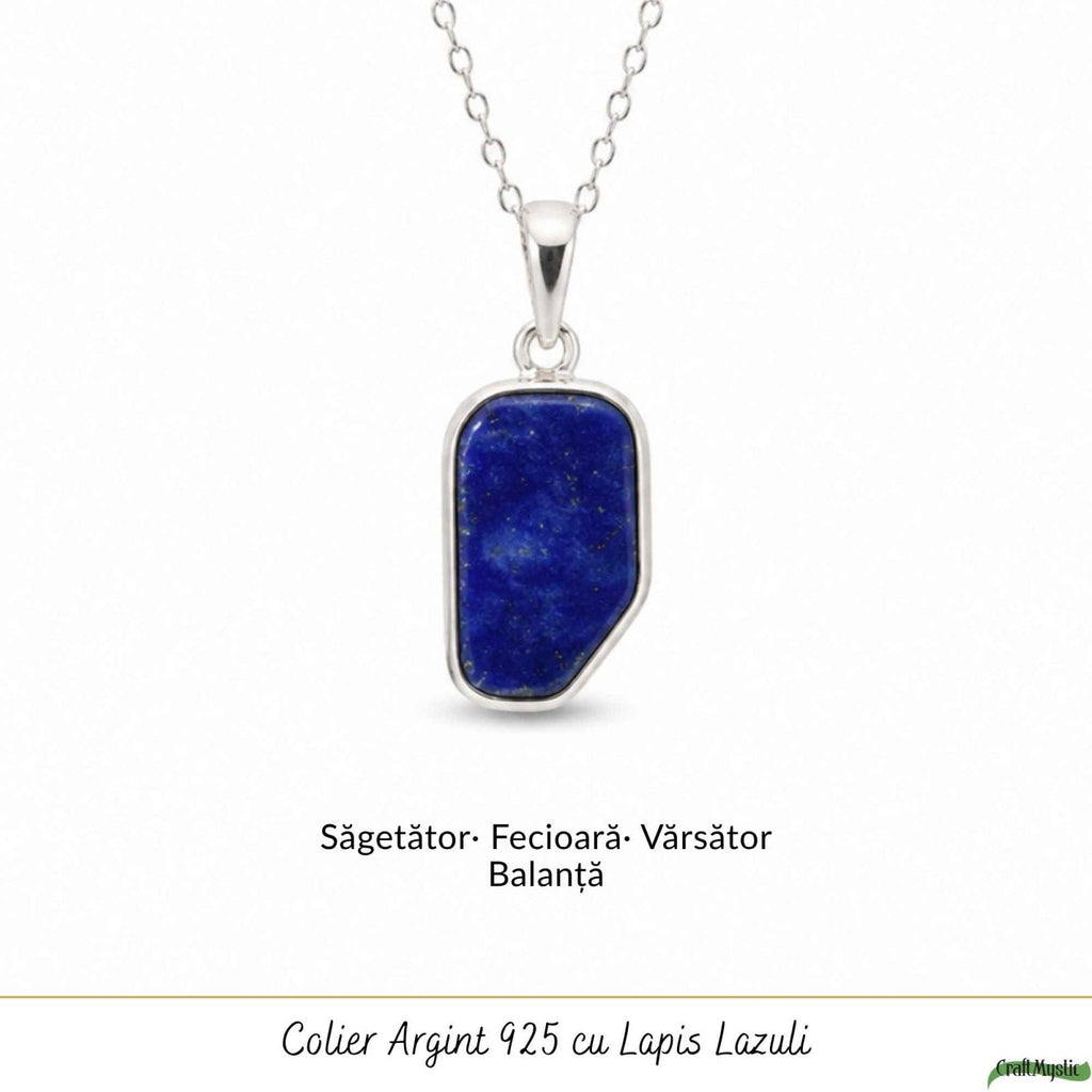 Colier cu Lapis Lazuli, Argint 925 – CraftMystic