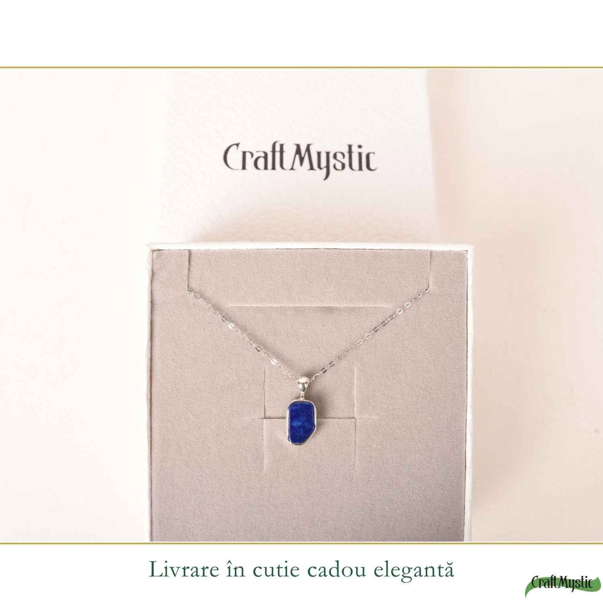 Colier cu Lapis Lazuli, Argint 925 – CraftMystic