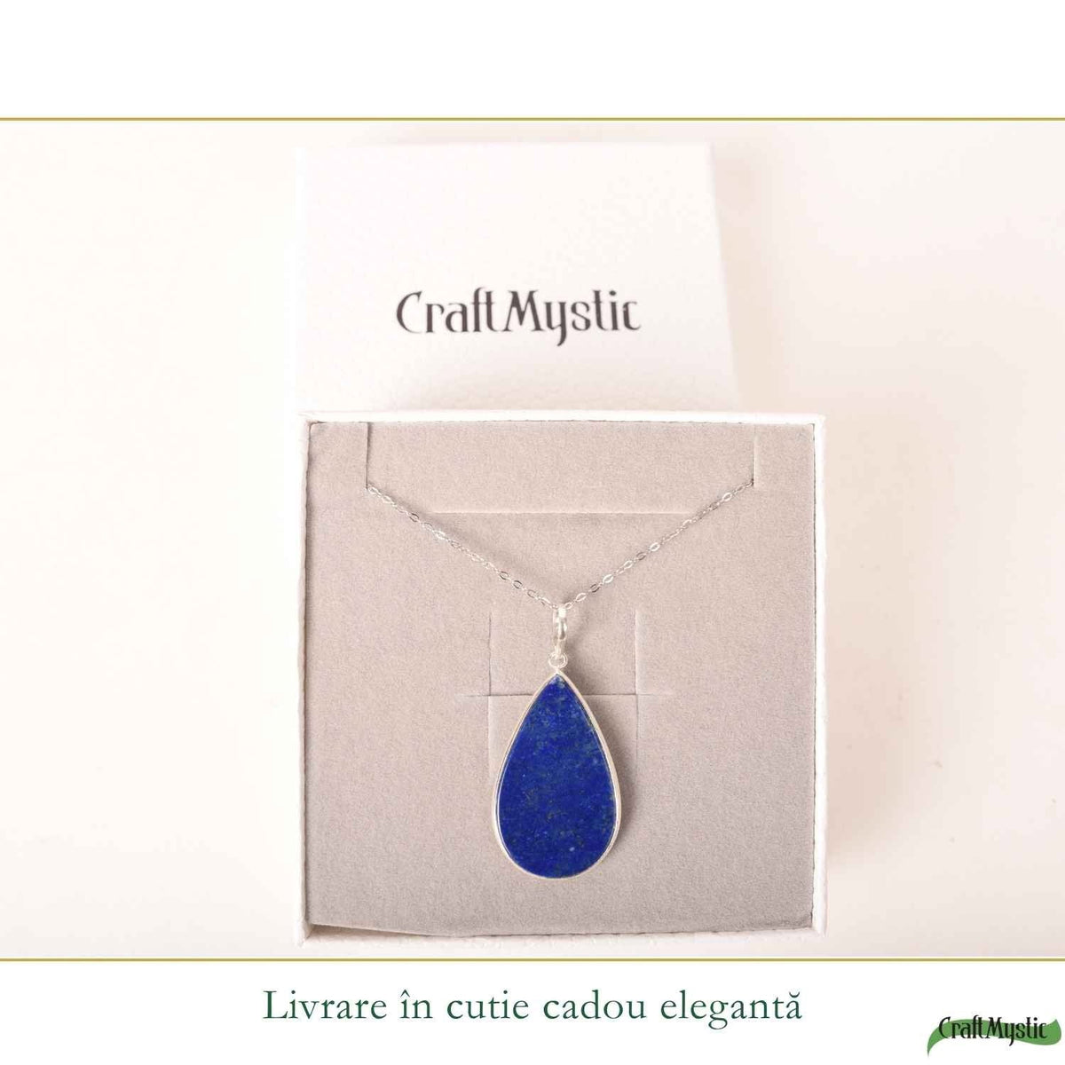 Colier cu Lapis Lazuli, Argint 925 – CraftMystic