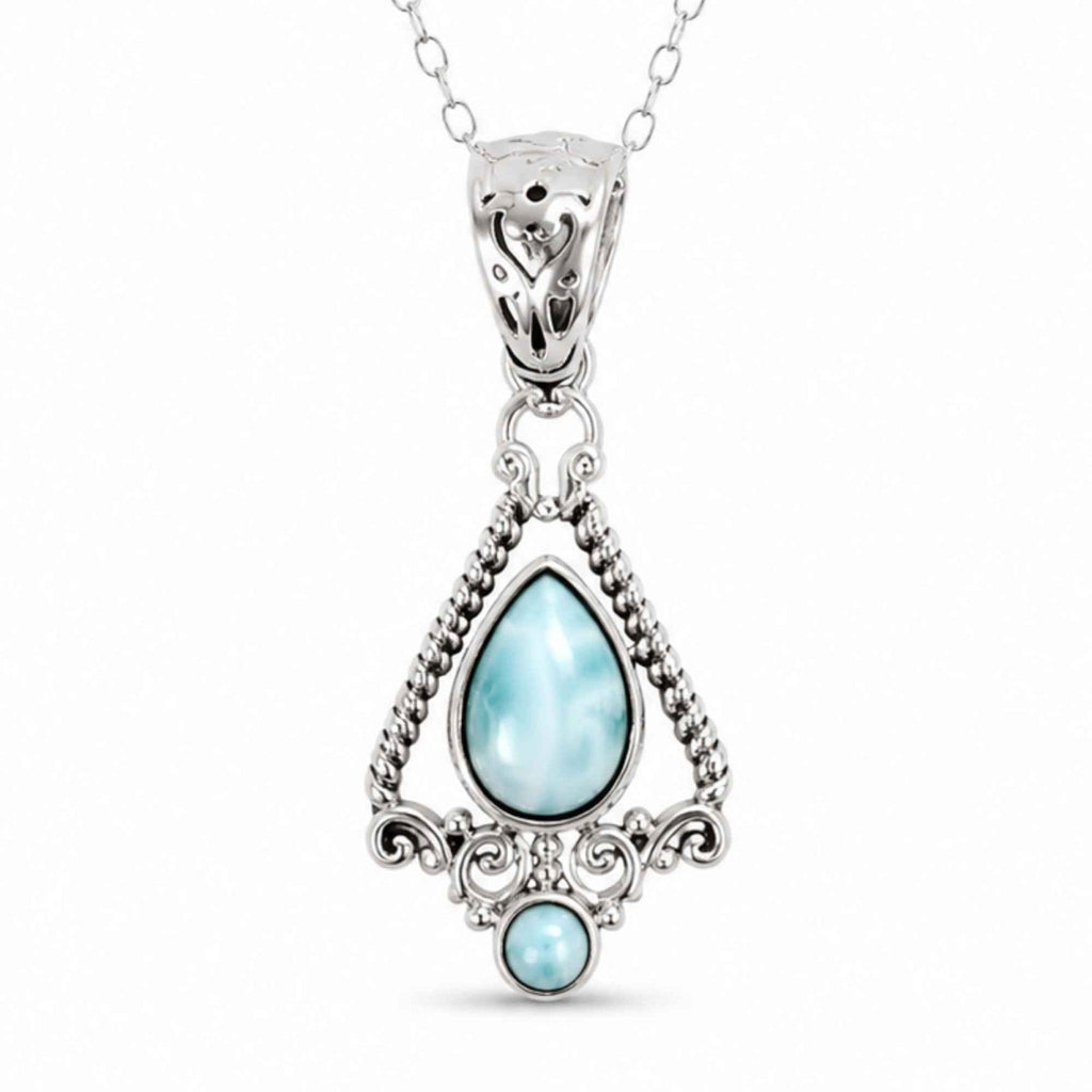 Colier cu Larimar, Argint 925 – CraftMystic
