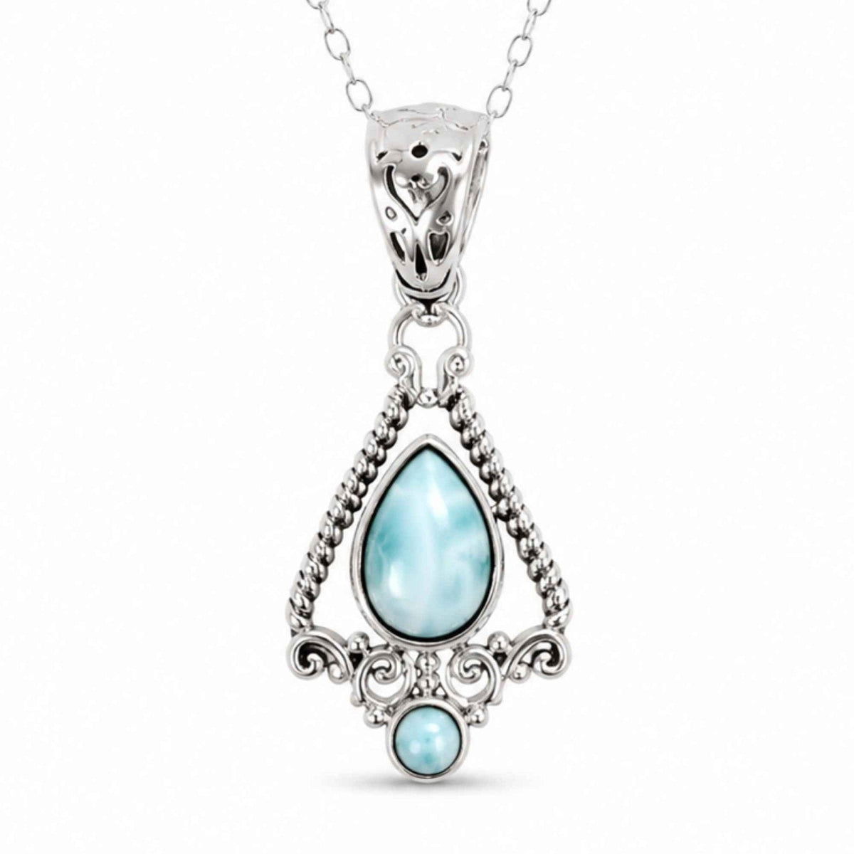 Colier cu Larimar, Argint 925 – CraftMystic