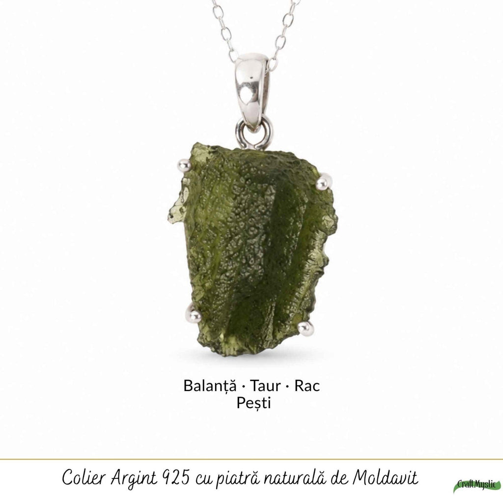 Colier cu Moldavit – CraftMystic