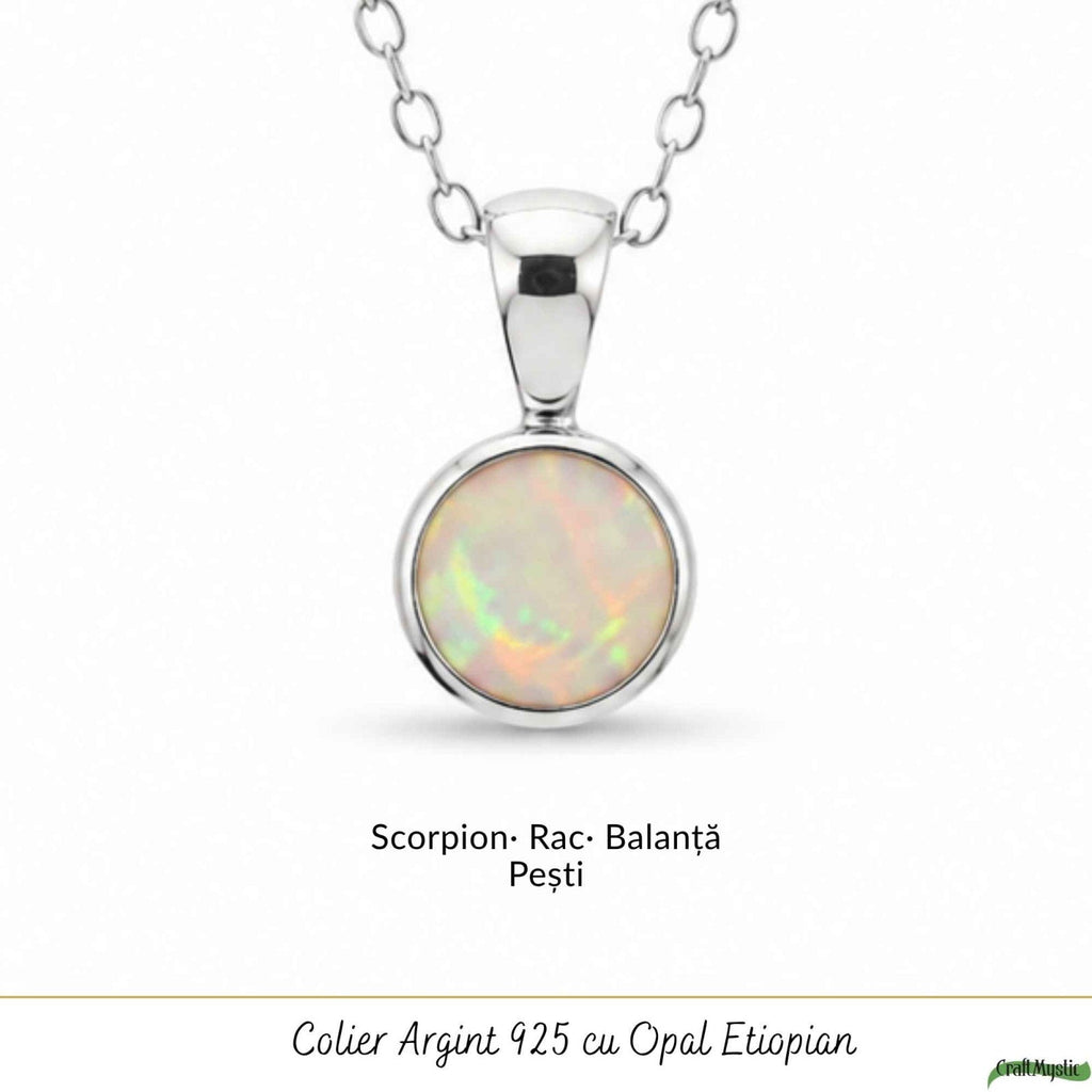 Colier cu Opal, Argint 925 – CraftMystic