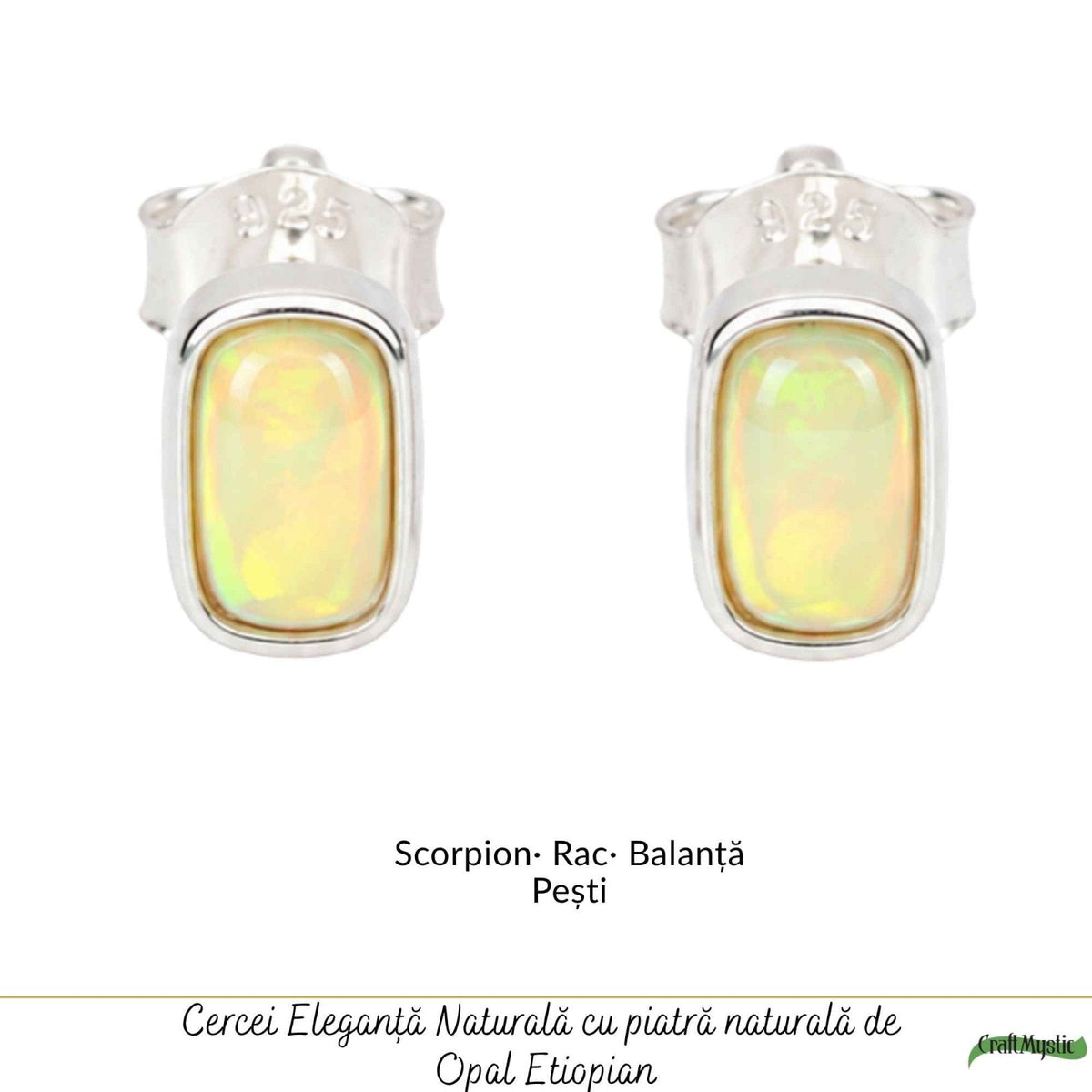 Cercei cu Opal, Argint 925 – CraftMystic