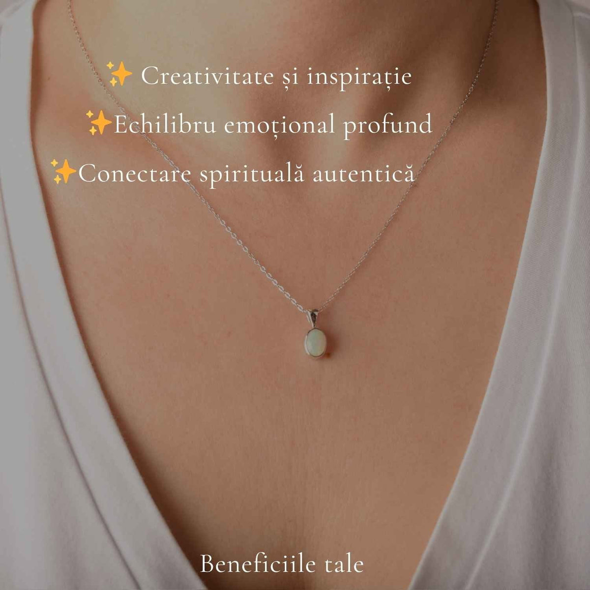 Colier cu Opal, Argint 925 – CraftMystic