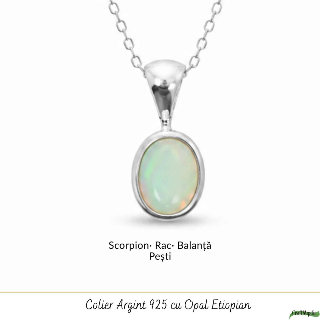 Colier cu Opal, Argint 925 – CraftMystic