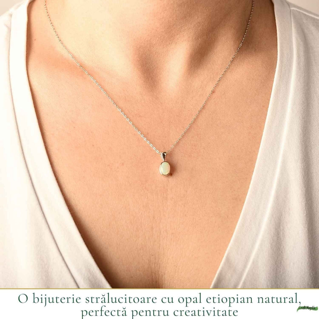 Colier cu Opal, Argint 925 – CraftMystic