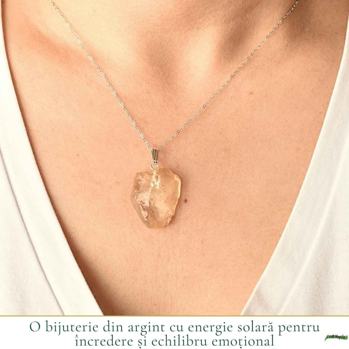 Colier cu Piatra Desertului, Argint 925 – CraftMystic